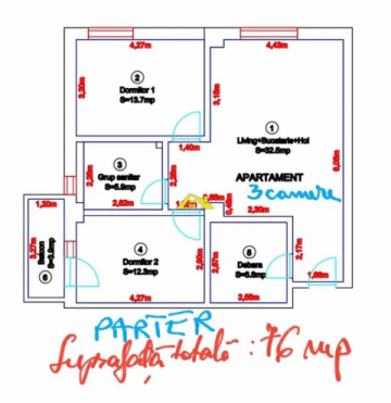 vand-apartamemt-3-camere-in-cartier-green-residence